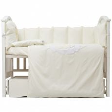 Постельный комплект 6 эл Babycentre & Twins Moonlight 4011-BTMO-202, ecru